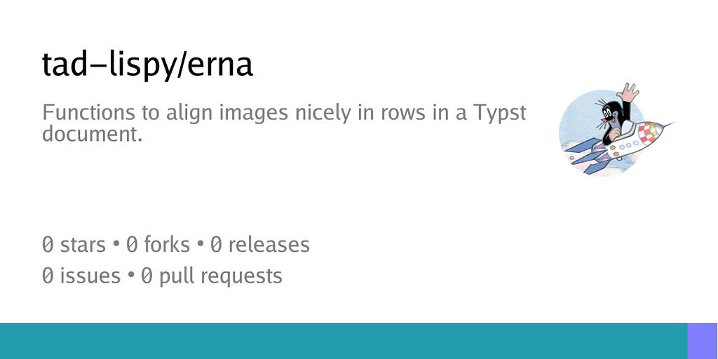 Erna - a Typst library to scale and align rows of images - Showcase ...