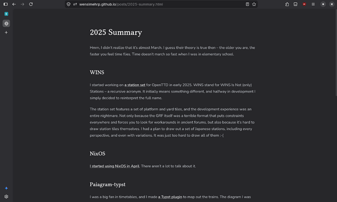 Blog Dark Mode