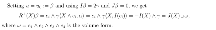Published example of the contraction symbol