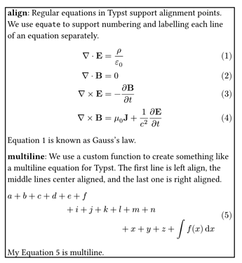 align and multiline in Typst