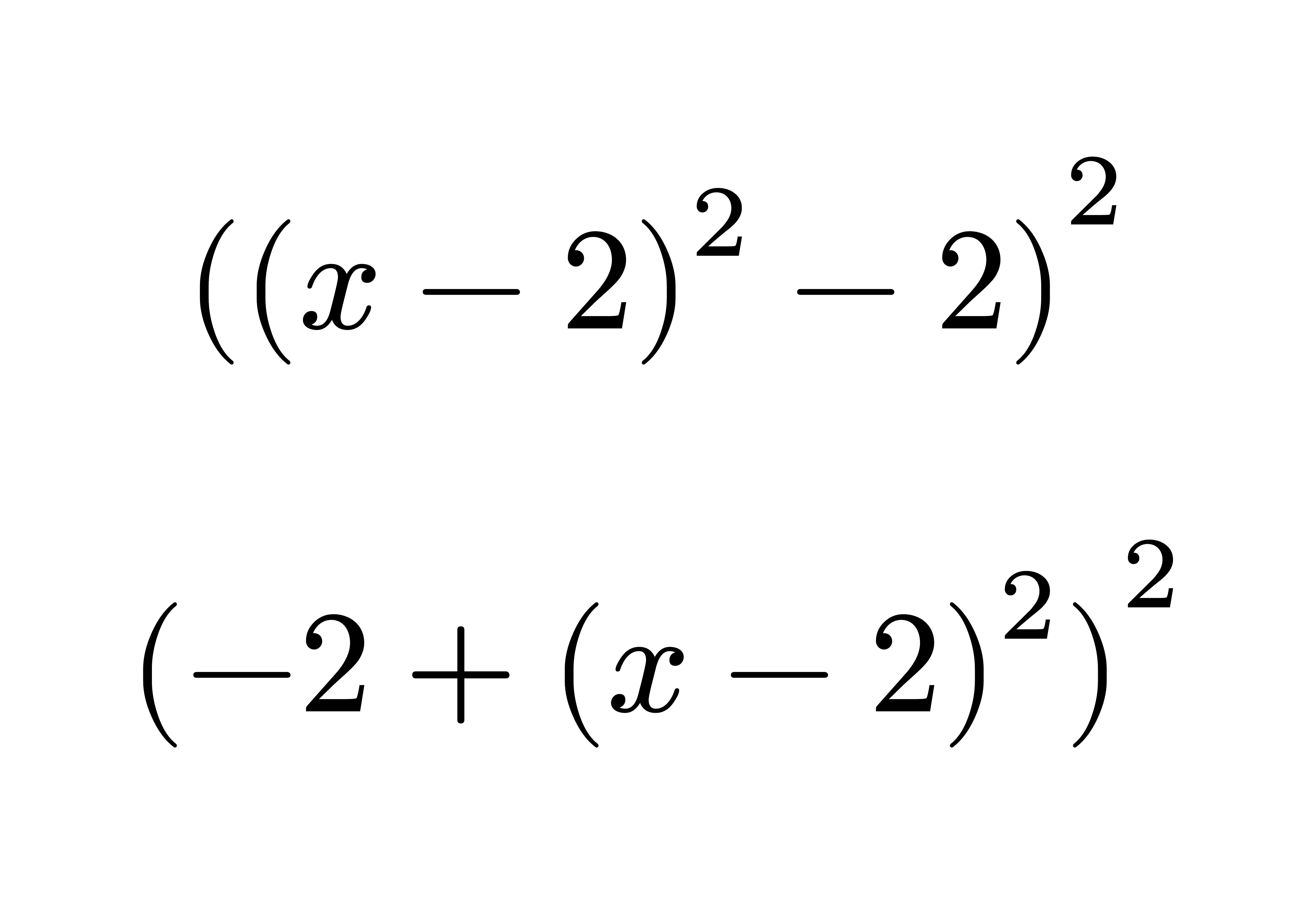 Rendering of the above Typst code.