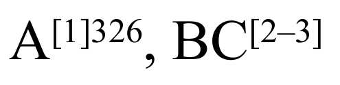 A[1]326, BC[2-3]