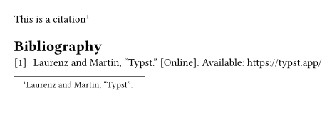 output: citation as footnote